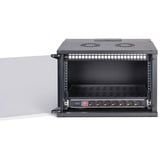 Digitus Netzwerk-Set SOHO Pro 19" 540x400 mm (BxT), IT-Schrank schwarz, 7 Höheneinheiten