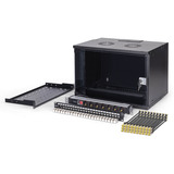 Digitus Netzwerk-Set SOHO Pro 19" 540x400 mm (BxT), IT-Schrank schwarz, 7 Höheneinheiten