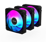 GIGABYTE AORUS EZ CHAIN FAN 120, Gehäuselüfter schwarz, 3er Pack, 120 mm