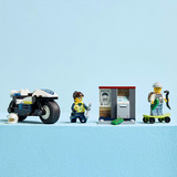 LEGO 60455 City Verfolgungsjagd mit dem Polizeimotorrad, Konstruktionsspielzeug 