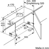 Neff D46ED52X1, Dunstabzugshaube silber