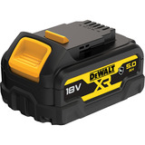 DEWALT XR Akku DCB184G, 18Volt 5Ah schwarz, Gehäuseschutz gegen Chemikalien, Säuren und Brennstoffe