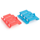 Digitus Frontplatte 2Port abgewinkelt, für Rahmen DN-93802-5-SH, Blende weiß, 45x45mm