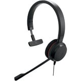 Jabra Evolve 20, Headset schwarz, UC, USB-C und USB-A, Stereo
