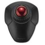 Kensington Orbit Wireless Trackball mit Scroll Ring schwarz/rot