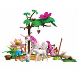 PLAYMOBIL 71839 Magic Unicorns: Einhorn-Stall für Mama und Fohlen, Konstruktionsspielzeug 