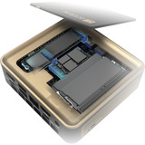 SAPPHIRE EDGE AI 350, Barebone schwarz/gold, ohne Betriebssystem