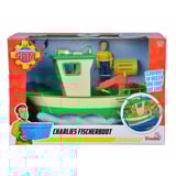 Simba Feuerwehrmann Sam Charlies Fischerboot mit Figur, Spielfahrzeug 