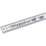 Wiha Gliedermaßstab Longlife Plus Composite, 2 Meter, Messlatte weiß