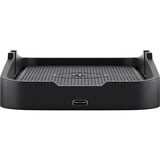 goobay Kabelloses Kfz-Schnellladegerät 15 Watt schwarz, Qi-Standard, rutschfest