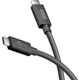 goobay USB4 Version 2.0 Kabel, USB-C Stecker > USB-C Stecker, 80Gbit/s schwarz, 1,2 Meter, Laden mit bis zu 240 Watt