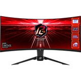 ASRock PG34WQ15R2B, Gaming-Monitor 86 cm (34 Zoll), schwarz, WQHD, VA, AMD Free-Sync Premium, Wi-Fi Antenne, 165Hz Panel