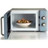 Ariete Vintage Mikrowelle creme/blau, 20 Liter