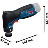 Bosch Professional Akku-Exzenterschleifer GEX 12V-32 Professional solo, 12Volt blau/schwarz, ohne Akku und Ladegerät