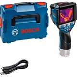 Bosch Professional Akku-Wärmebildkamera GTC 600 C Professional, 12Volt, Thermodetektor blau/schwarz, ohne Akku und Ladegerät, L-BOXX