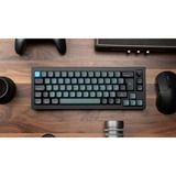 Keychron Q2 Pro, Gaming-Tastatur schwarz/blaugrau, DE-Layout, Keychron K Pro Red, Hot-Swap, Aluminiumrahmen, RGB