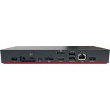 Lenovo ThinkPad Thunderbolt 4 Dock Generalüberholt, Dockingstation schwarz/rot