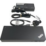 Lenovo ThinkPad Thunderbolt 4 Dock Generalüberholt, Dockingstation schwarz/rot