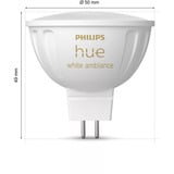 Philips Hue White Ambiance MR16 Smarter Spot Doppelpack 400 lm, LED-Lampe 