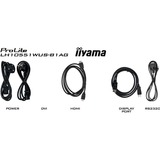 iiyama ProLite LH10551UWS-B1AG, Public Display schwarz, 5K UW, DaisyChain, 60 Hz