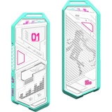 ASUS ROG STRIX ARION HATSUNE MIKU Edition, Laufwerksgehäuse weiß/mint