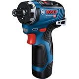 Bosch Akkuschrauber GSR 12V-35 HX Professional, 12Volt blau/schwarz, 2x Li-Ion Akku 3Ah, L-BOXX