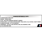 COBI Charles de Gaulle Aircraft Carrier (R91), Konstruktionsspielzeug Maßstab 1:300