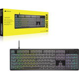 Corsair K55 CORE RGB, Gaming-Tastatur schwarz, DE-Layout, Rubberdome