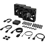 Corsair RX120 MAX Thick, Gehäuselüfter schwarz, 3er Pack, 120 mm