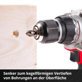 EINHELL Bit- und Bohrer-Set für Holz, Stein und Metall in L-CASE, 40-teilig, Bohrer- & Bit-Satz 