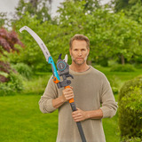 GARDENA Baumschere und Strauchschneider StarCut Pro L Set grau/orange, 175cm - 400cm, T-Griff, Set mit StarCut Säge