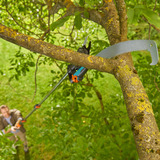 GARDENA Baumschere und Strauchschneider StarCut Pro L Set grau/orange, 175cm - 400cm, T-Griff, Set mit StarCut Säge
