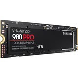 SAMSUNG 980 PRO 1 TB, SSD PCIe 4.0 x4, NVMe 1.3c, M.2 2280, intern