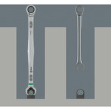 Wera 6007 Joker 11 Set 1 Maul-Ringratschenschlüssel-Satz, 11-teilig, Schraubenschlüssel mit Haltefunktion