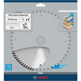 Bosch Professional PRO Multi Material Kreissägeblatt, Ø 216mm, 80Z Bohrung 30mm, für Kapp- & Gehrungssägen