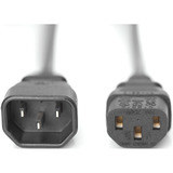 Digitus Netz-Verlängerungskabel schwarz, 5 Meter, Kaltgeräte-Buchse > Stecker