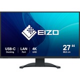 EIZO EV2740X-BK, LED-Monitor 69 cm (27 Zoll), schwarz, UltraHD/4K, IPS, LAN, USB-C