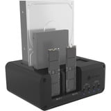 ICY BOX IB-2925MS-CU31, Dockingstation schwarz