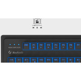KeySonic KSK-8202ELU-T, Tastatur schwarz, UK-Layout