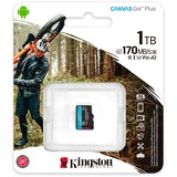 Kingston Canvas Go! Plus 1 TB microSDXC, Speicherkarte schwarz, UHS-I U3, Class 10, V30, A2