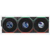 Lian Li UNI FAN TL LCD FLEX 120 Wireless, Gehäuselüfter schwarz, 3er Pack mit LCD-Flex-Empfänger, 124 mm