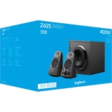 Logitech Z625 Powerful THX Sound 2.1, PC-Lautsprecher schwarz