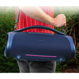 Medion Life P61768 Tragbarer Bluetooth Lautsprecher XL blau, Bluetooth, Dual Illuminated, Lightstrip,Integrierte Powerbank