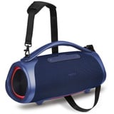 Medion Life P61768 Tragbarer Bluetooth Lautsprecher XL blau, Bluetooth, Dual Illuminated, Lightstrip,Integrierte Powerbank