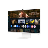 SAMSUNG S32FM801UU, LED-Monitor 80 cm (32 Zoll), weiß, UltraHD/4K, VA, HDMI, USB-C, Lautsprecher