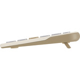 ASUS Marshmallow KW100, Tastatur beige/grau, DE-Layout, Scherenmechanik