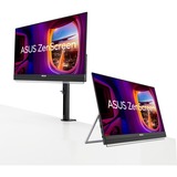 ASUS ZenScreen MB229CF, LED-Monitor 54.6 cm (22 Zoll), schwarz/silber, FullHD, IPS, USB-C, 100Hz Panel