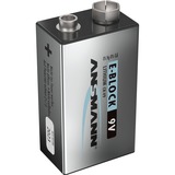 Ansmann Extreme Lithium 9V-Block, Batterie silber, 1x Lithium