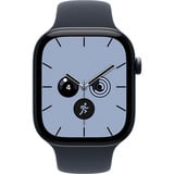 Apple Watch Series 12, Smartwatch dunkelblau, Keramik, 46 mm, Sportarmband Navyblau S/M, Cellular