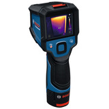 Bosch Professional Akku-Wärmebildkamera GTC 12V-450-13 Professional, Thermodetektor blau/schwarz, Li-Ionen Akku 2,0Ah, in L-BOXX